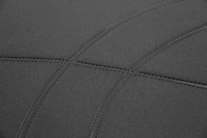 Neoprene Black/Red Second Row Seat Covers (Ready Made)