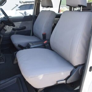 Super tough canvas grey Super Tough Canvas Grey Front Seat Covers (Ready Made)