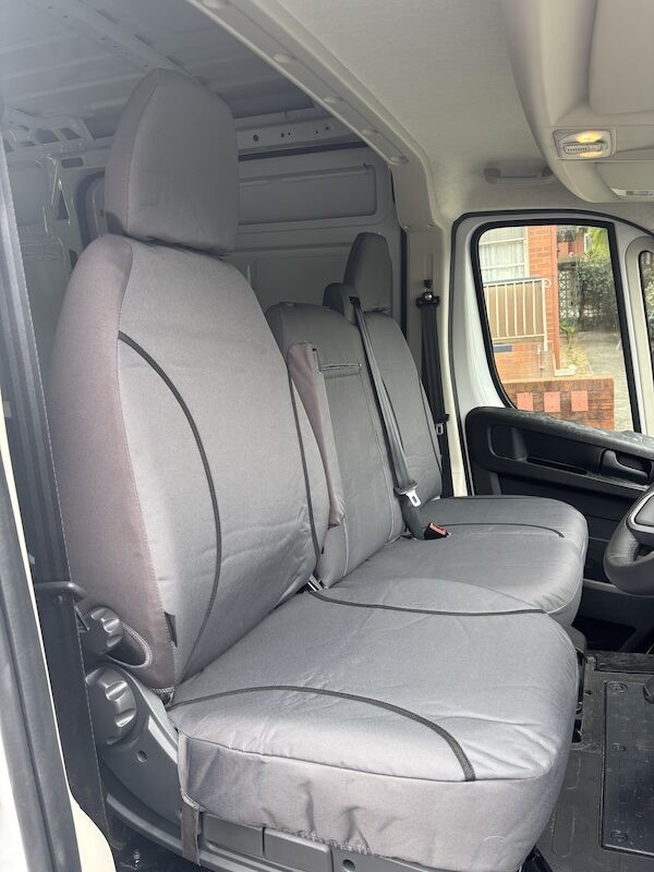 Peugeot Expert Poly Canvas seat covers Poly Canvas seat covers fitted to a Peugeot Expert