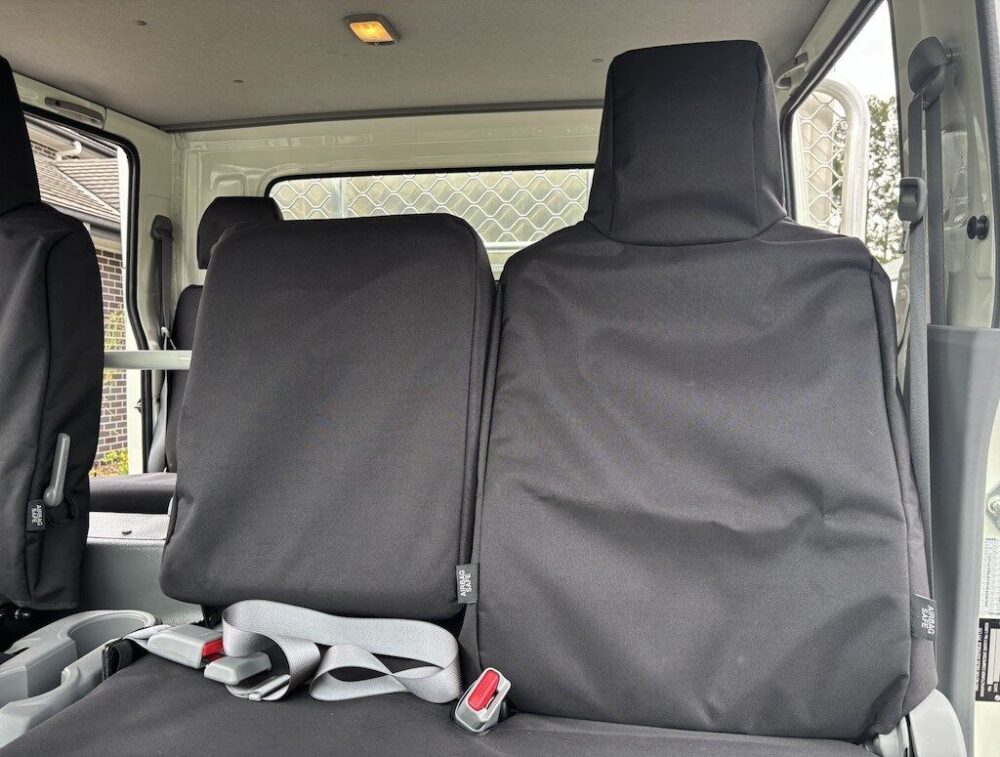 Hino 300 Poly Canvas seat covers Poly Canvas seat covers fitted to a Hino 300