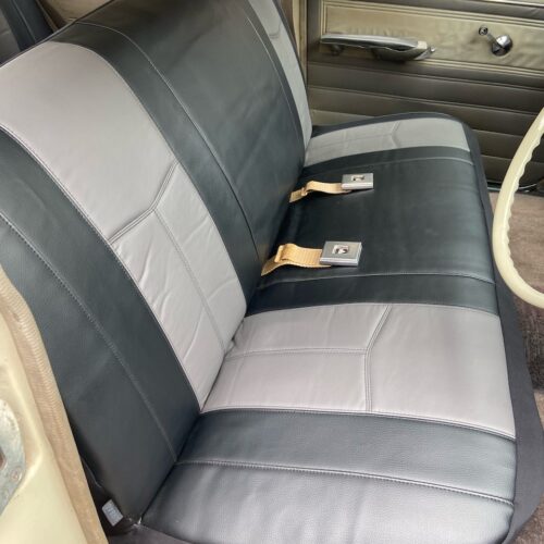 Leather Look seat covers fitted to a Holden HR