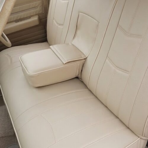 Leather Look seat covers fitted to a Holden Kingswood