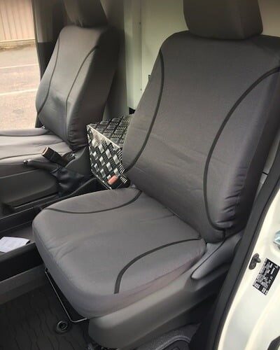 Toyota Hiace Poly Canvas seat covers Poly Canvas seat covers fitted to a Toyota Hiace