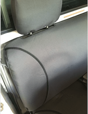 Toyota Hilux Poly Canvas seat covers Poly Canvas seat covers fitted to a Toyota Hilux