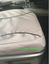 Poly Canvas seat covers fitted to a Toyota Hilux