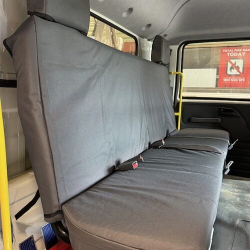 Poly Canvas seat covers fitted to a Isuzu N Series