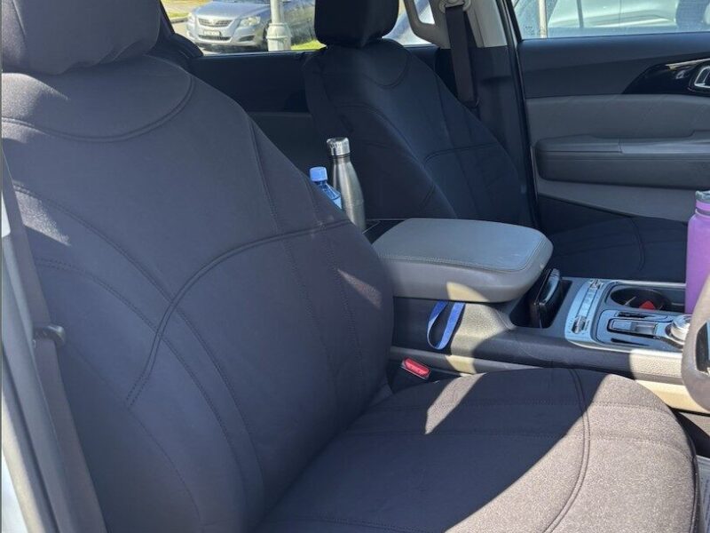 Seat covers fitted to a Kia Carnival