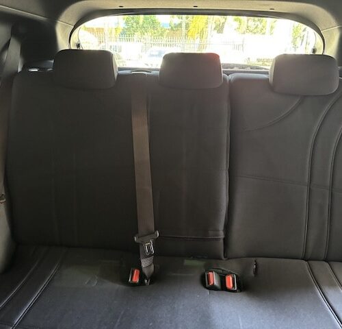 Neoprene seat covers fitted to a Toyota Corolla