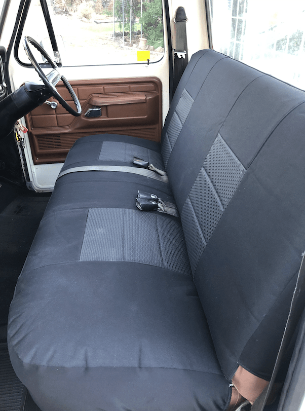 Ford F Series Waterproof Jacquard seat covers Waterproof Jacquard seat covers fitted to a Ford F Series