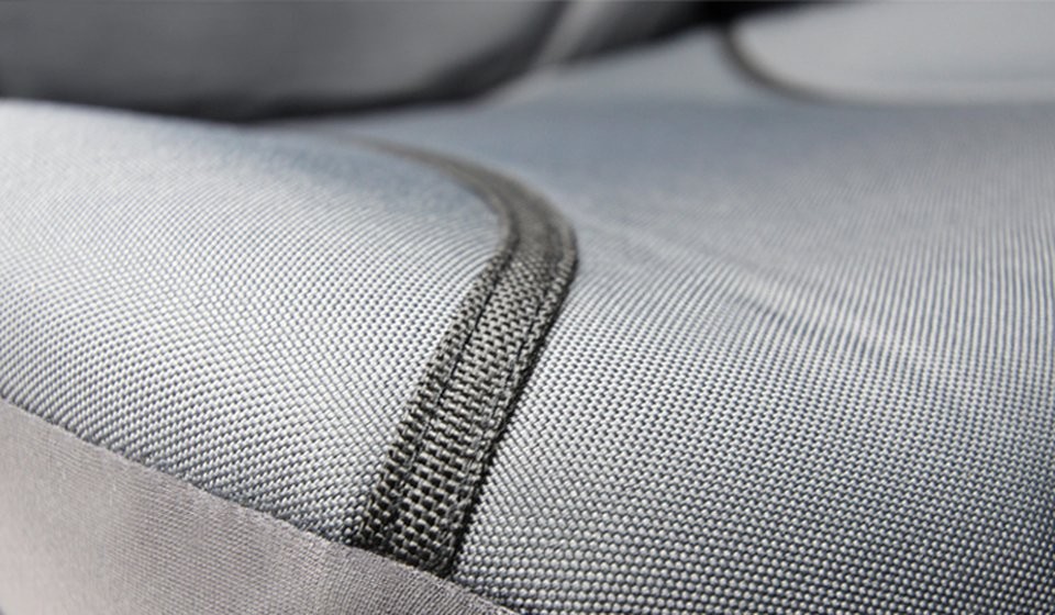 Mitsubishi Fuso Fighter Poly Canvas seat covers Poly Canvas seat covers fitted to a Mitsubishi Fuso Fighter