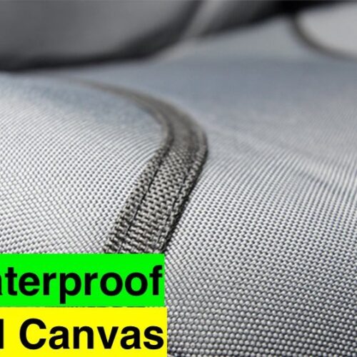 Toyota Hilux Poly Canvas seat covers Poly Canvas seat covers fitted to a Toyota Hilux