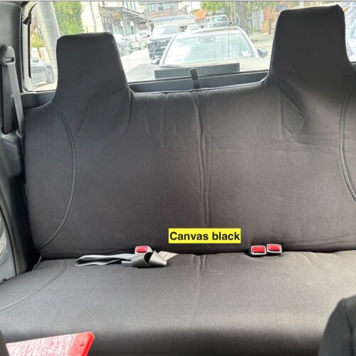 Toyota Hilux Poly Canvas seat covers Poly Canvas seat covers fitted to a Toyota Hilux