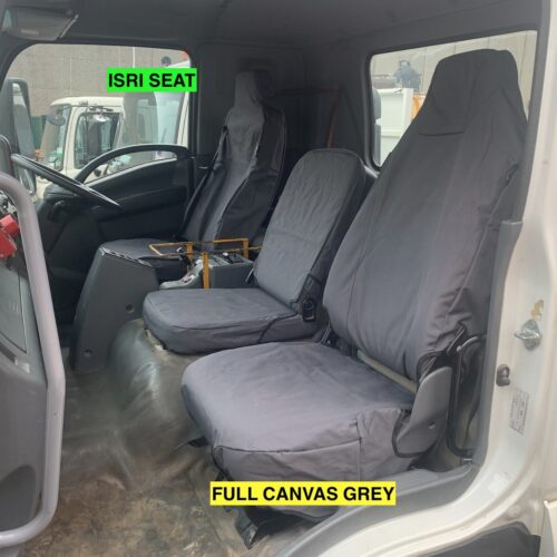 Isuzu F Series Poly Canvas seat covers Poly Canvas seat covers fitted to a Isuzu F Series