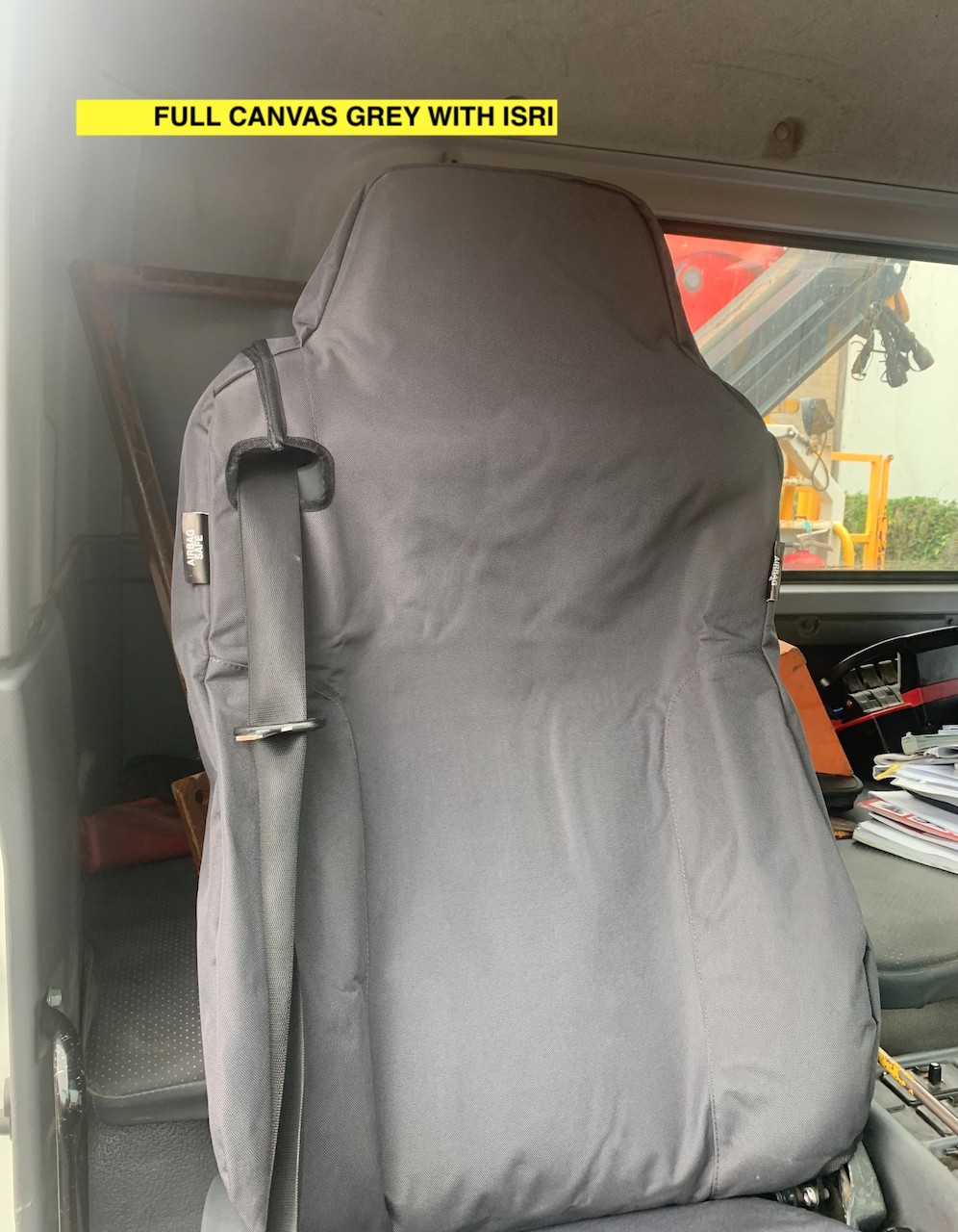Isuzu F Series Poly Canvas seat covers Poly Canvas seat covers fitted to a Isuzu F Series