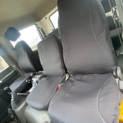 Isuzu F Series seat covers Seat covers fitted to a Isuzu F Series