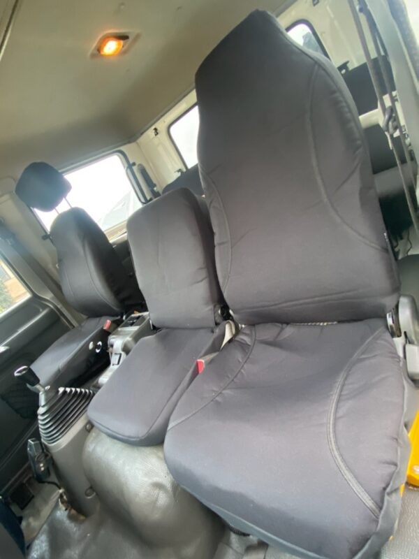 Isuzu F Series seat covers Seat covers fitted to a Isuzu F Series
