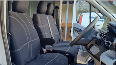 LDV Edeliver 7 Neoprene seat covers Neoprene seat covers fitted to a LDV Edeliver 7