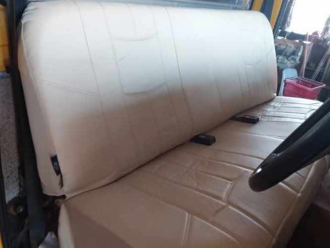 Leather Look seat covers fitted to a Holden Kingswood