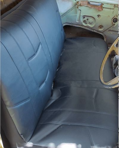 Ford F Series Leather Look seat covers Leather Look seat covers fitted to a Ford F Series