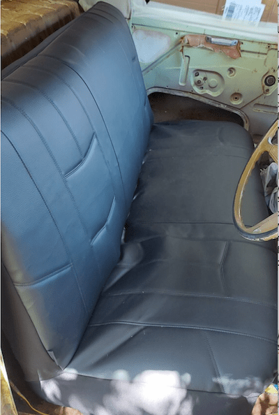Ford F Series Leather Look seat covers Leather Look seat covers fitted to a Ford F Series