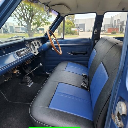 Leather Look seat covers fitted to a Ford Falcon