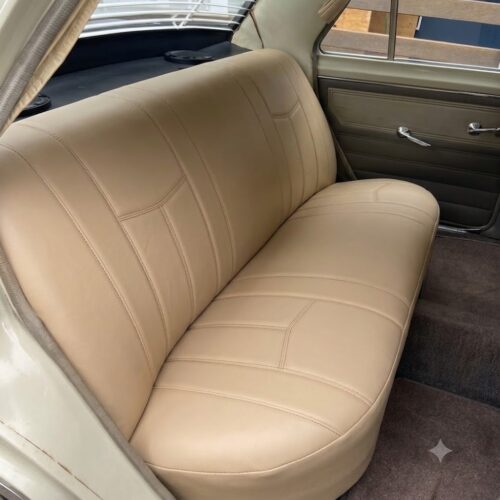 Leather Look seat covers fitted to a Ford Falcon