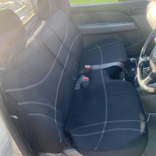 Holden Rodeo seat covers Seat covers fitted to a Holden Rodeo