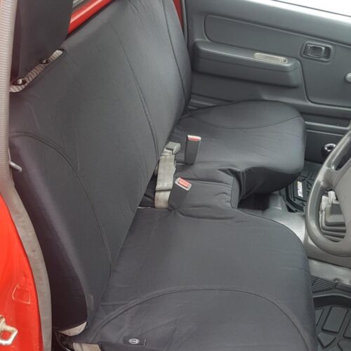 Nissan Navara Poly Canvas seat covers Poly Canvas seat covers fitted to a Nissan Navara