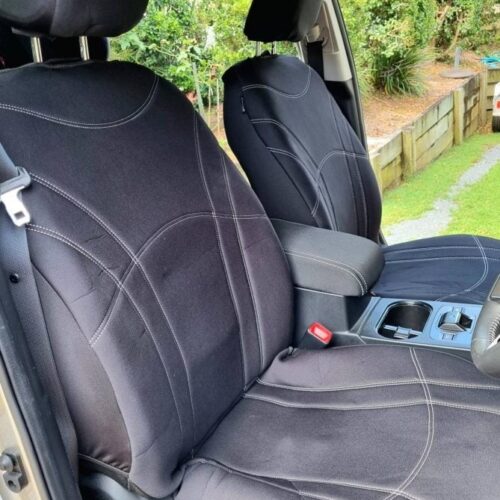 Kia Carnival Neoprene seat covers Neoprene seat covers fitted to a Kia Carnival