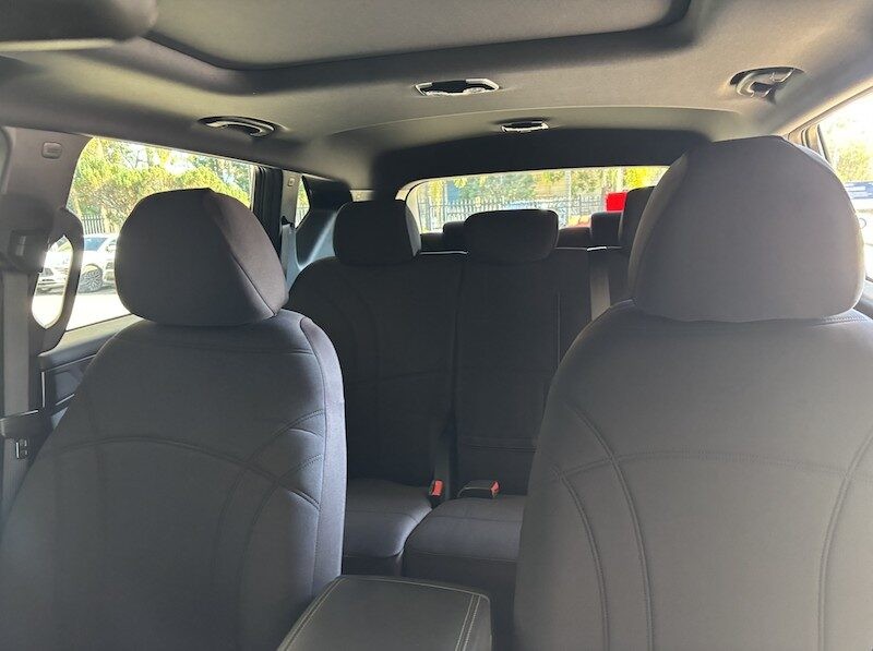 Neoprene seat covers fitted to a Ssangyong Rexton
