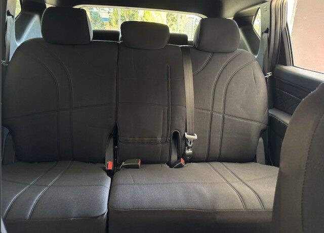 Neoprene seat covers fitted to a Ssangyong Rexton