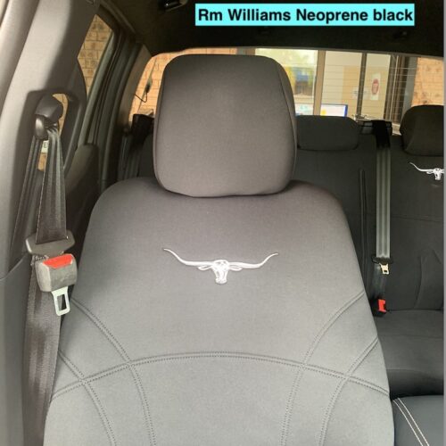 Volkswagen ID. Buzz R.M. Williams Neoprene seat covers R.M. Williams Neoprene seat covers fitted to a Volkswagen ID. Buzz