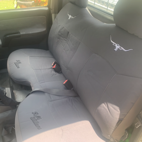 Holden Rodeo seat covers Seat covers fitted to a Holden Rodeo