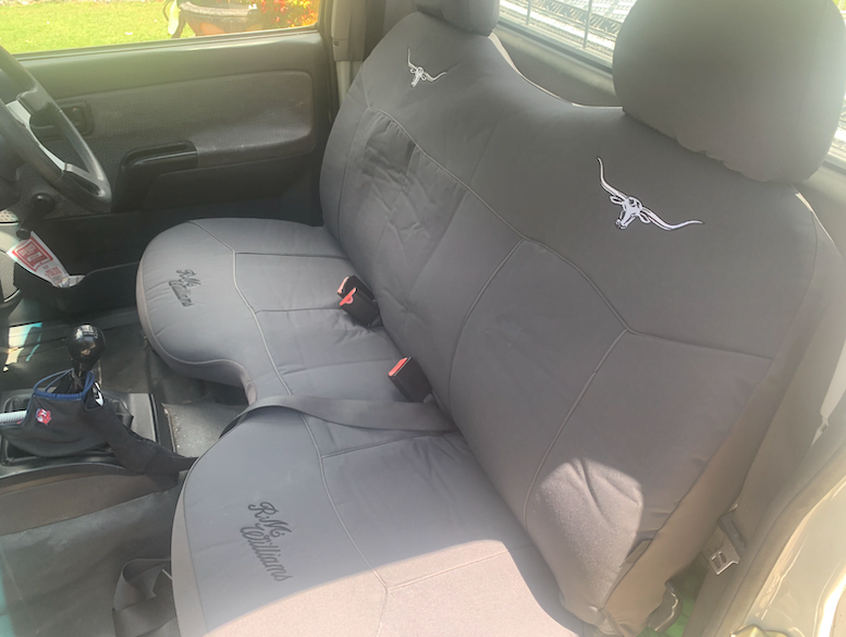 Holden Rodeo seat covers Seat covers fitted to a Holden Rodeo