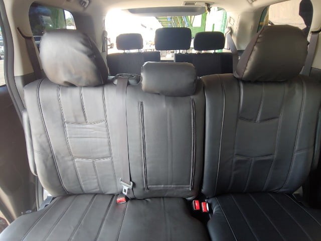 Leather Look seat covers fitted to a Toyota Estima