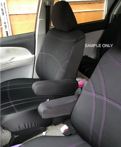 LDV Deliver 9 Neoprene seat covers Neoprene seat covers fitted to a LDV Deliver 9