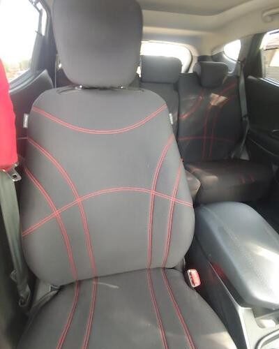 Neoprene seat covers fitted to a Holden Commodore Sedan