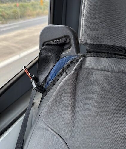 ISRI 6860-870 NTS2 seat covers Seat covers fitted to a ISRI 6860-870 NTS2