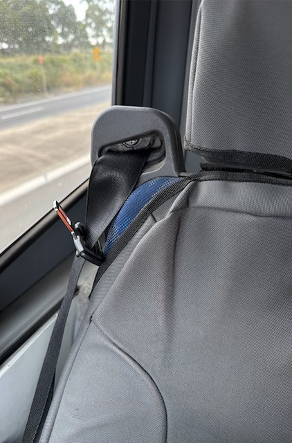 ISRI 6860-870 NTS2 seat covers Seat covers fitted to a ISRI 6860-870 NTS2