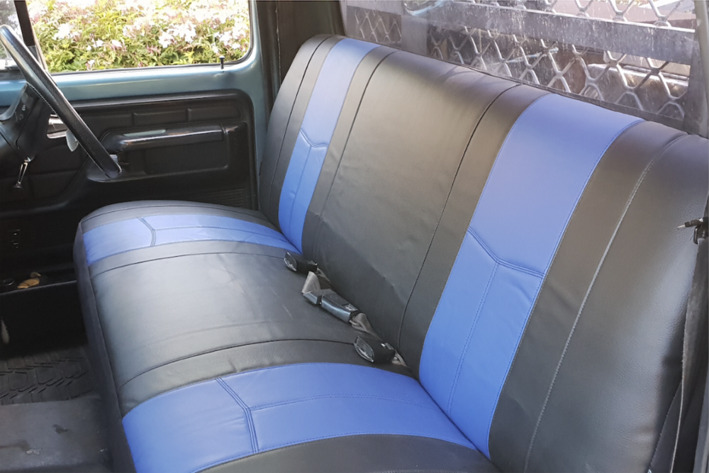 Ford F Series Leather Look seat covers Leather Look seat covers fitted to a Ford F Series