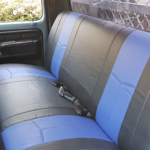 Ford F Series Leather Look seat covers Leather Look seat covers fitted to a Ford F Series
