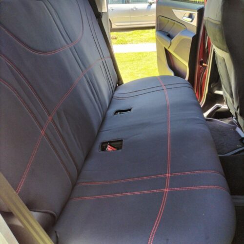 Neoprene seat covers fitted to a Kia Picanto