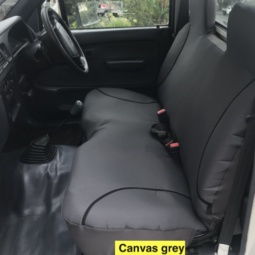 Toyota Hilux Poly Canvas seat covers Poly Canvas seat covers fitted to a Toyota Hilux