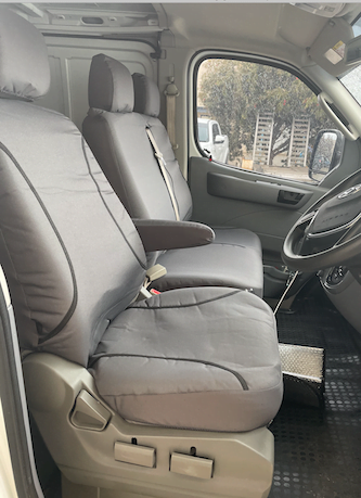 Peugeot Expert Poly Canvas seat covers Poly Canvas seat covers fitted to a Peugeot Expert
