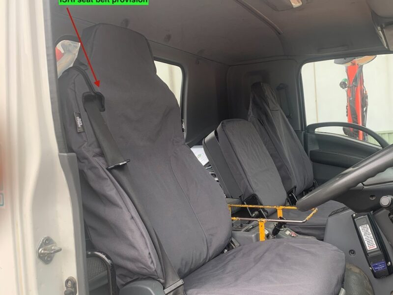 Poly Canvas seat covers fitted to a Isuzu F Series