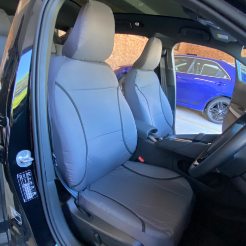 Polestar 2 Poly Canvas seat covers Poly Canvas seat covers fitted to a Polestar 2