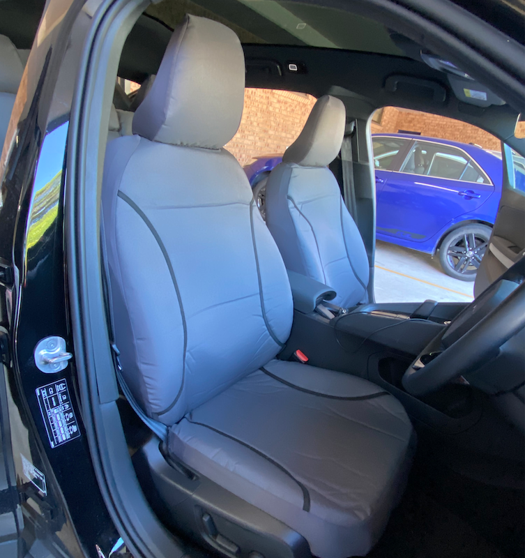 Polestar 2 Poly Canvas seat covers Poly Canvas seat covers fitted to a Polestar 2