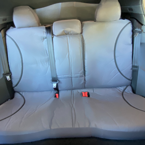 Polestar 2 Poly Canvas seat covers Poly Canvas seat covers fitted to a Polestar 2