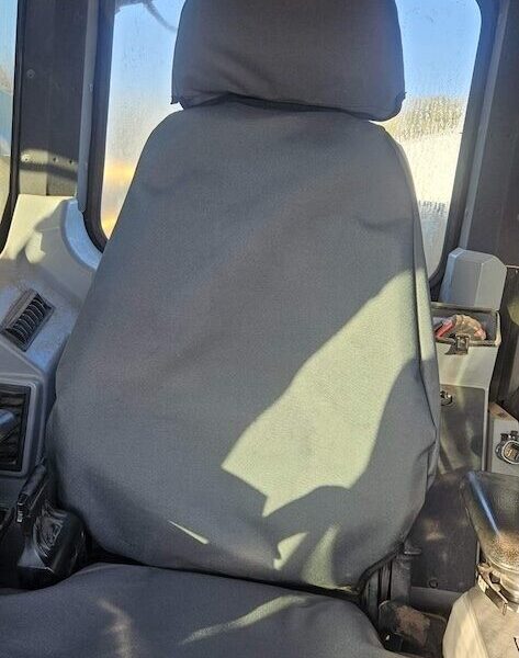 Kubota Excavator Poly Canvas seat covers Poly Canvas seat covers fitted to a Kubota Excavator
