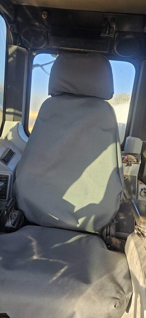 Kubota Excavator Poly Canvas seat covers Poly Canvas seat covers fitted to a Kubota Excavator